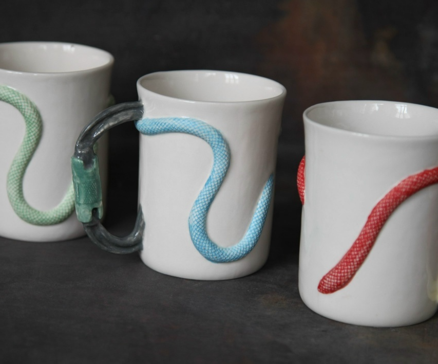 Кружка с карабином (красная) Кружка с карабином (красная)